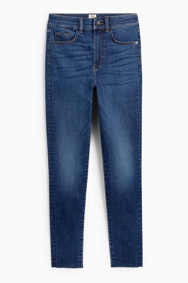 Femei - Skinny jeans - talie înaltă - fibră LYCRA® ADAPTIV - denim-albastru
