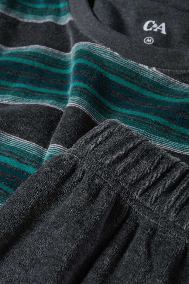 Men - Winter pyjamas - dark gray