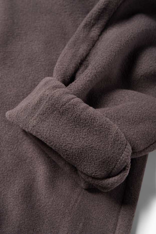 Children Boys - Fleece joggers - dark gray
