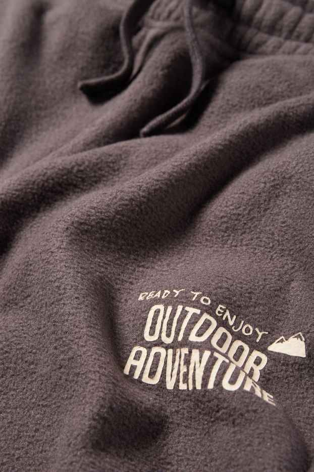 Children Boys - Fleece joggers - dark gray