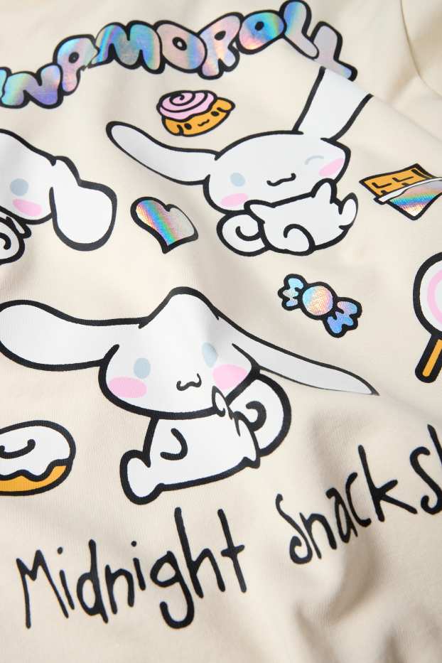 Copii - Fete - Cinnamoroll - hanorac - alb-crem