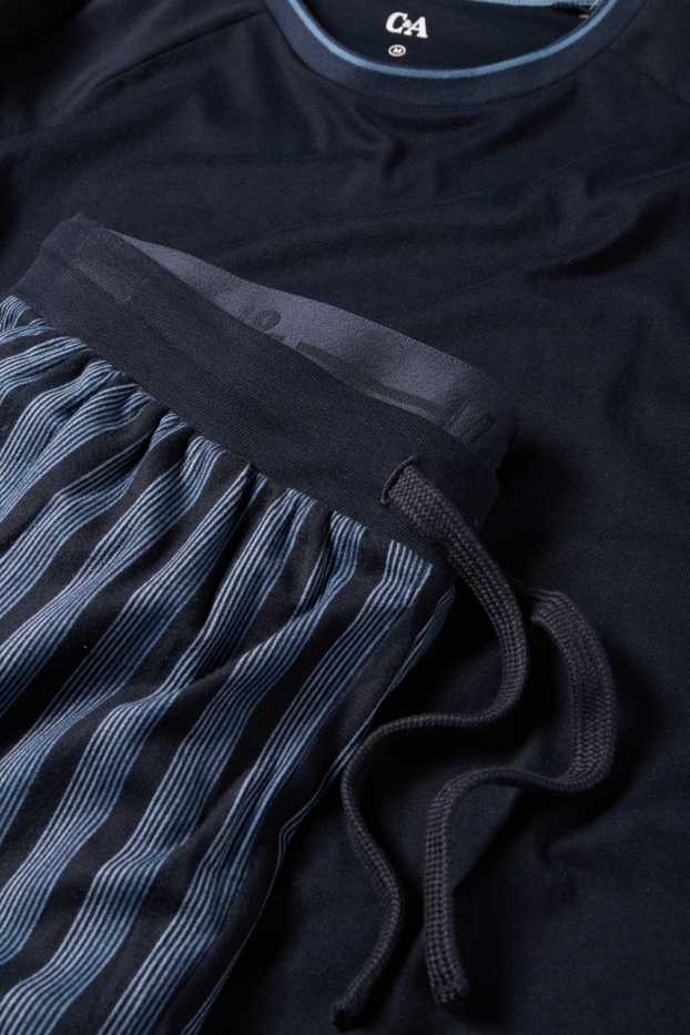 Bărbați - Pijama - albastru închis