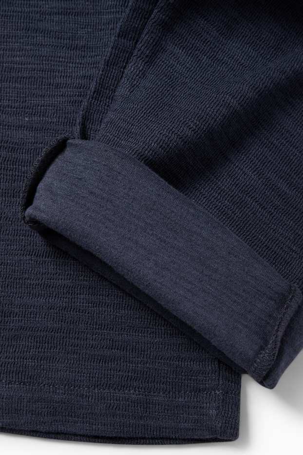 Copii - Băieți - Pantaloni de trening - structurați - albastru închis