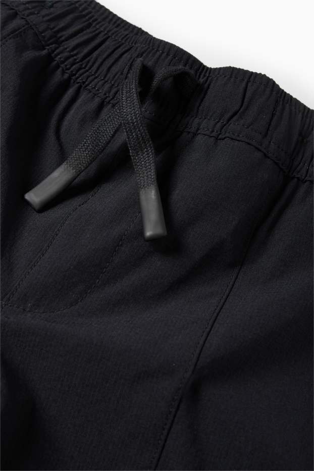 Copii - Băieți - Pantaloni cargo termoizolanți - negru