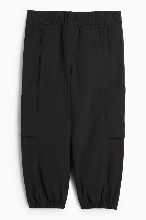 Copii - Băieți - Pantaloni cargo termoizolanți - negru