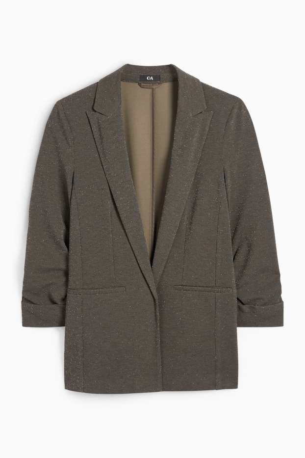 Femei - Blazer office - regular fit - gri închis