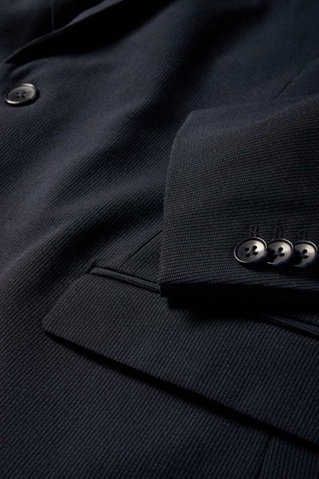 Bărbați - Sacou modular - body fit - Flex - LYCRA® - albastru închis