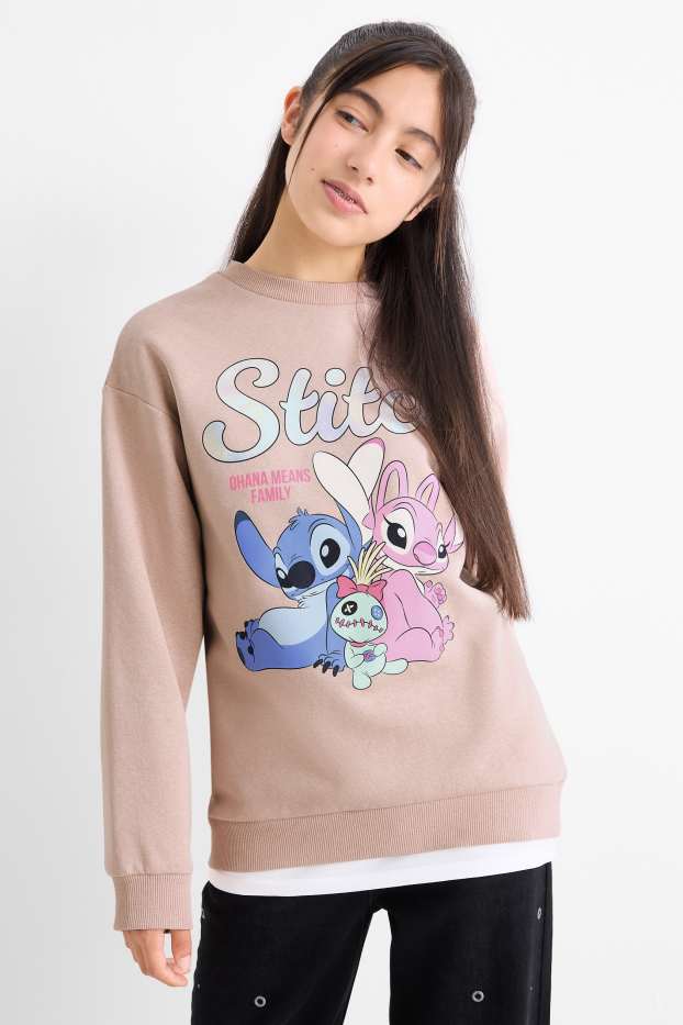 Children Girls - Lilo & Stitch - sweatshirt - beige