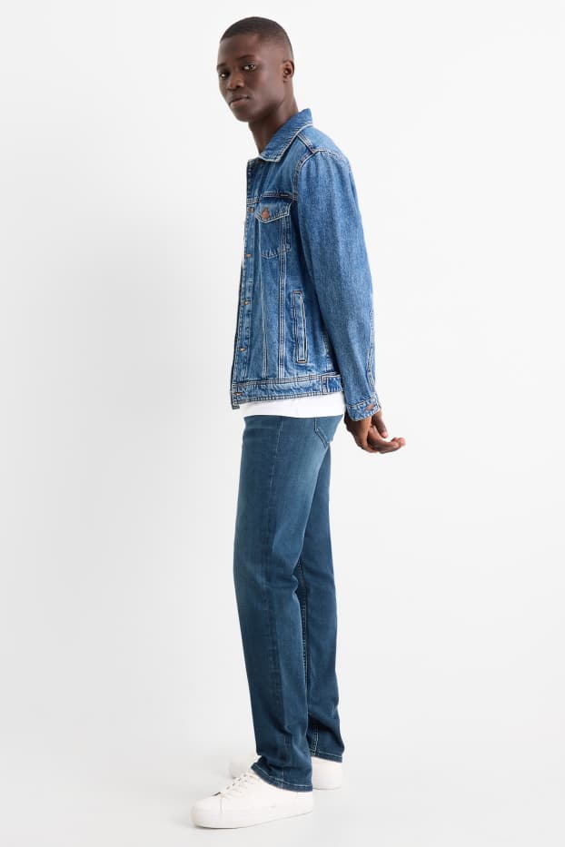 Bărbați - Slim jeans - denim-albastru