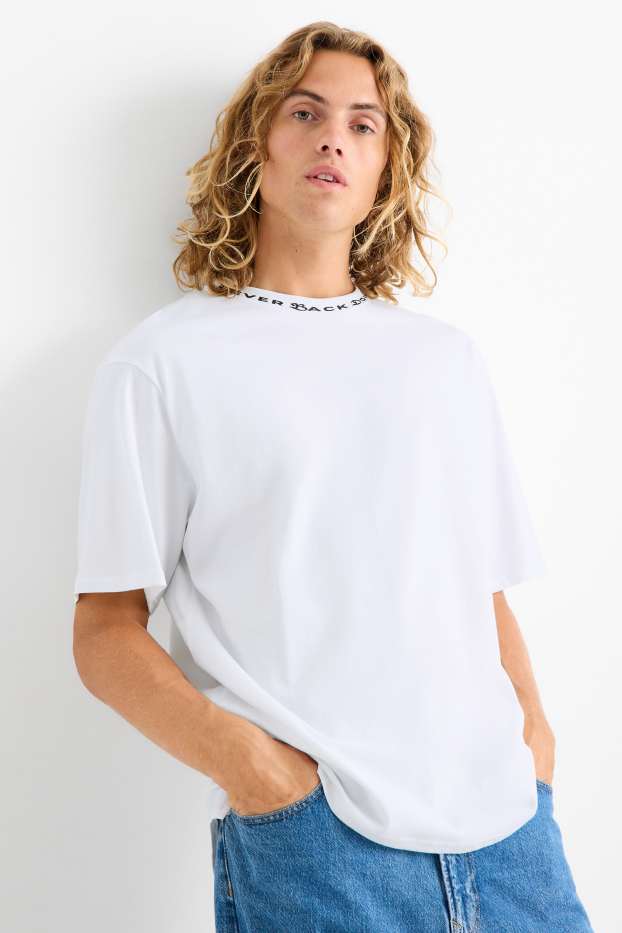 Bărbați - Tricou - relaxed fit - alb