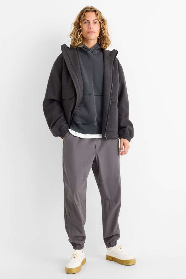 Bărbați - Pantaloni - loose fit - gri