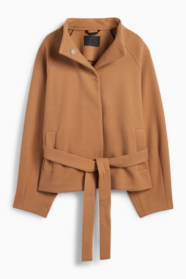 Damen - Jacke - hellbraun