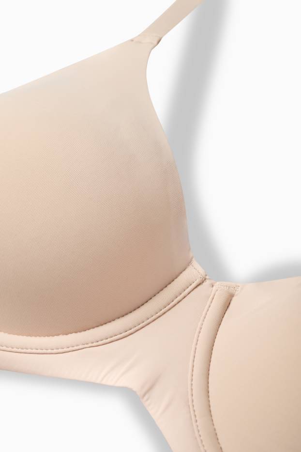 Femei - Sutien cu armătură - FULL COVERAGE - LYCRA® - bej deschis