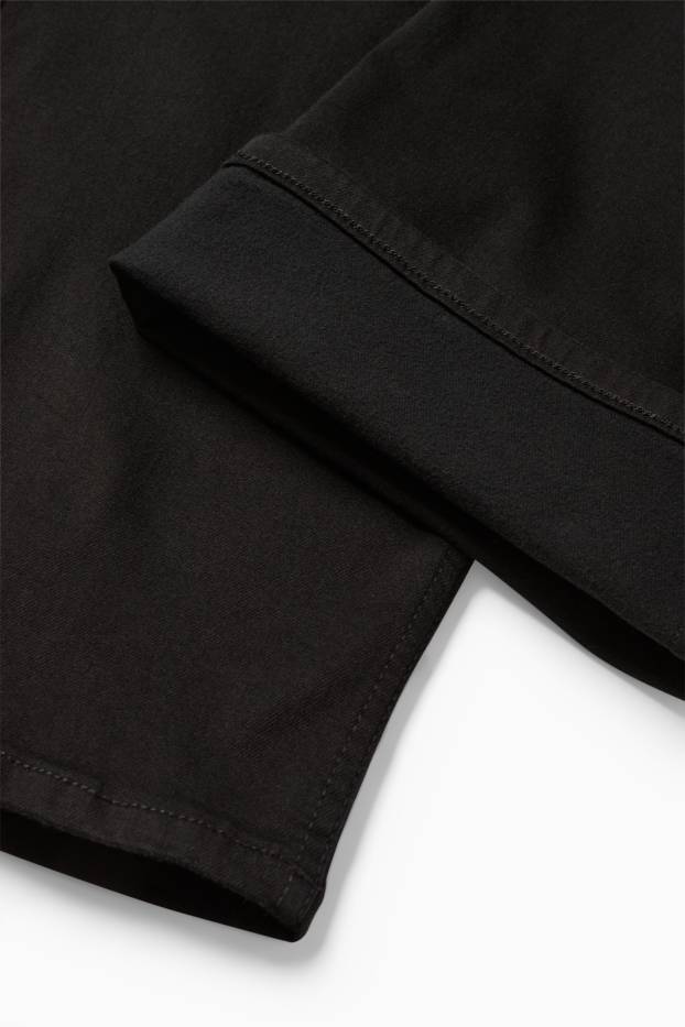 Bărbați - Pantaloni termoizolanți - regular fit - negru