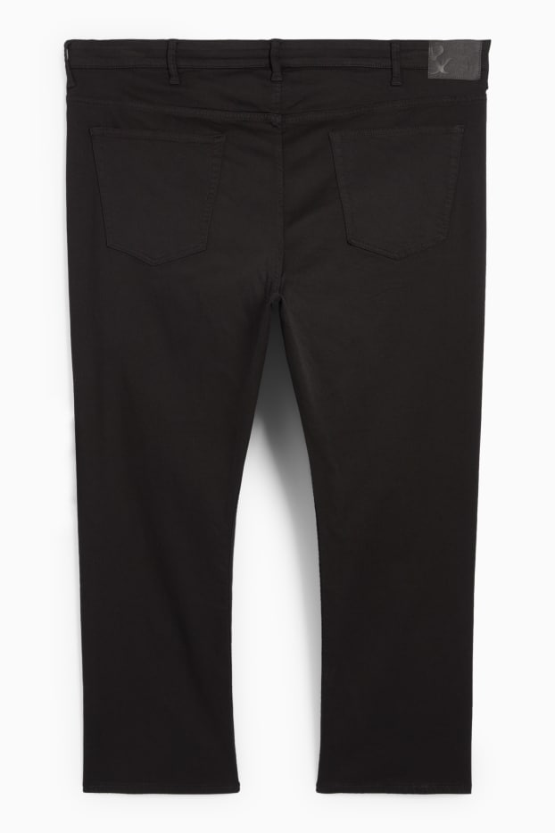 Bărbați - Pantaloni termoizolanți - regular fit - negru