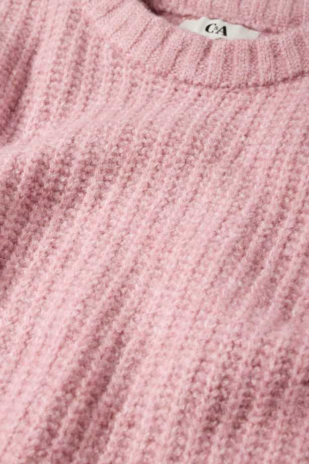 Dames - Trui - geribd - roze