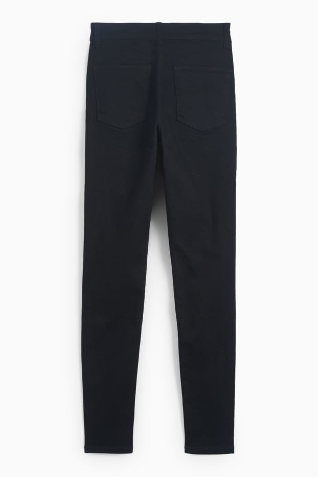 Femei - Jegging jeans - talie înaltă - negru