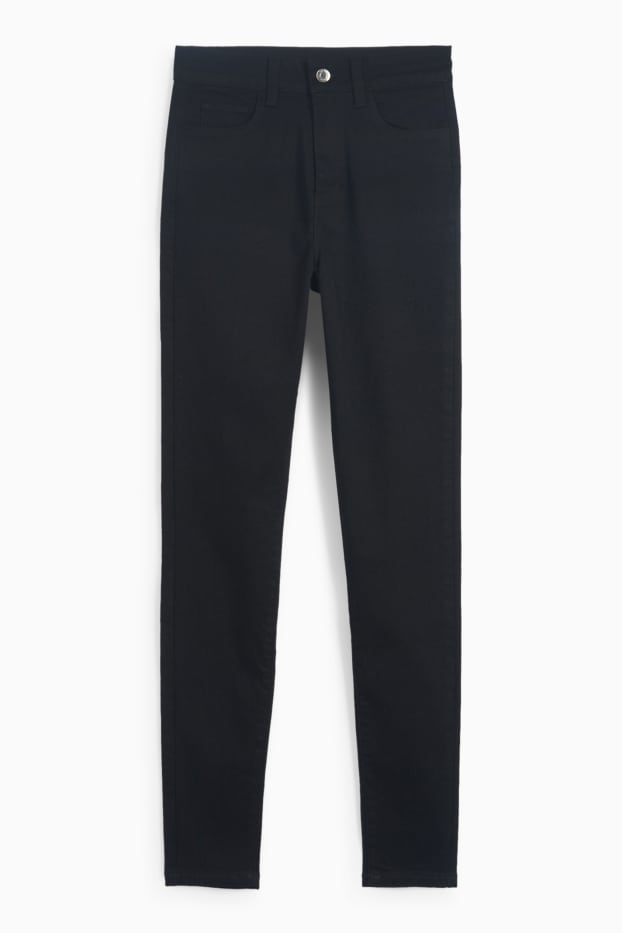 Femei - Jegging jeans - talie înaltă - negru