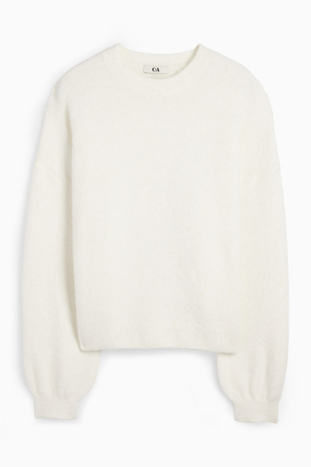 Damen - Pullover - weiss