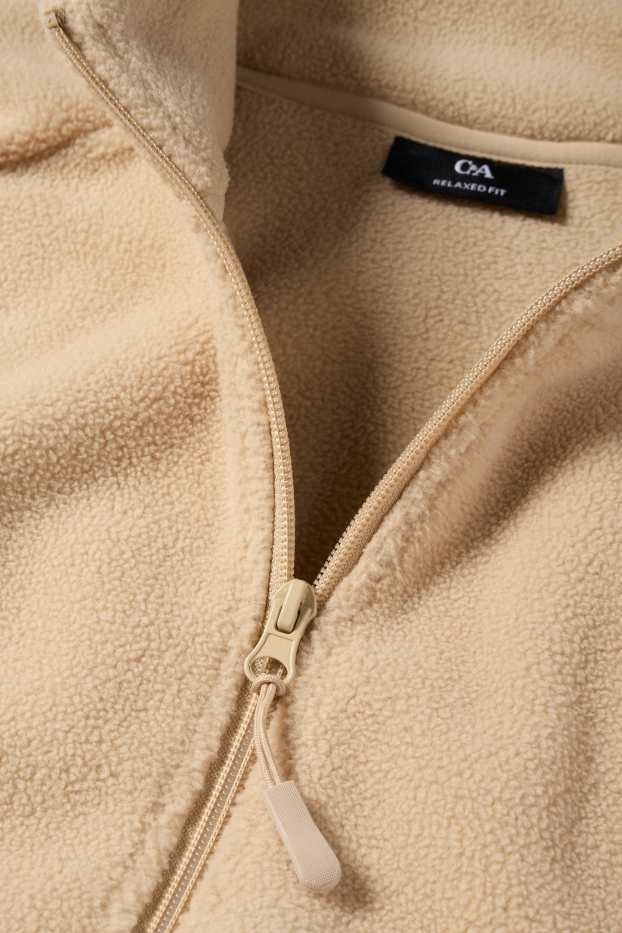 Bărbați - Jachetă de fleece - bej