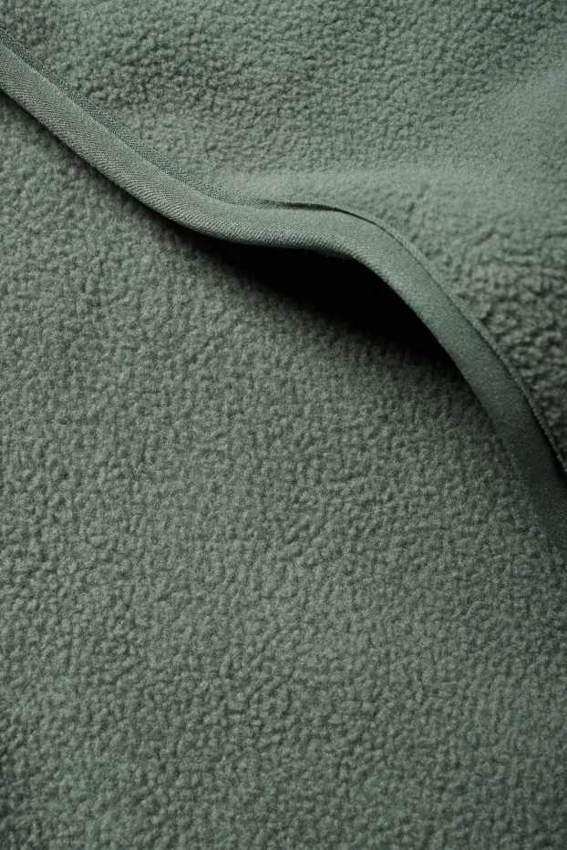 Bărbați - Jachetă de fleece - verde închis