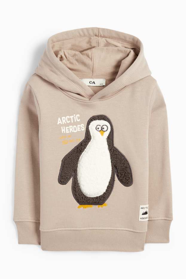 Copii - Băieți - Pinguin - hanorac - bej