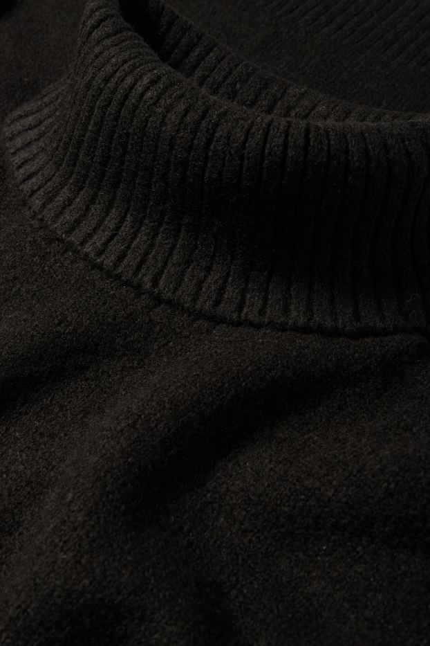 Femei - Rochie din tricot - negru