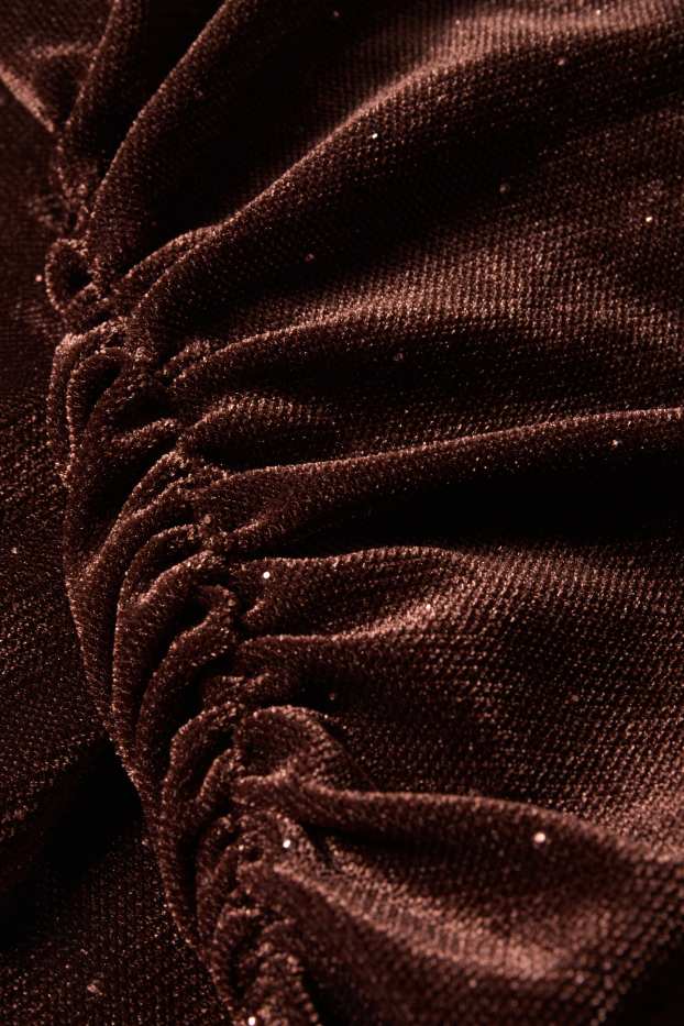 Femei - Rochie bodycon - maro închis