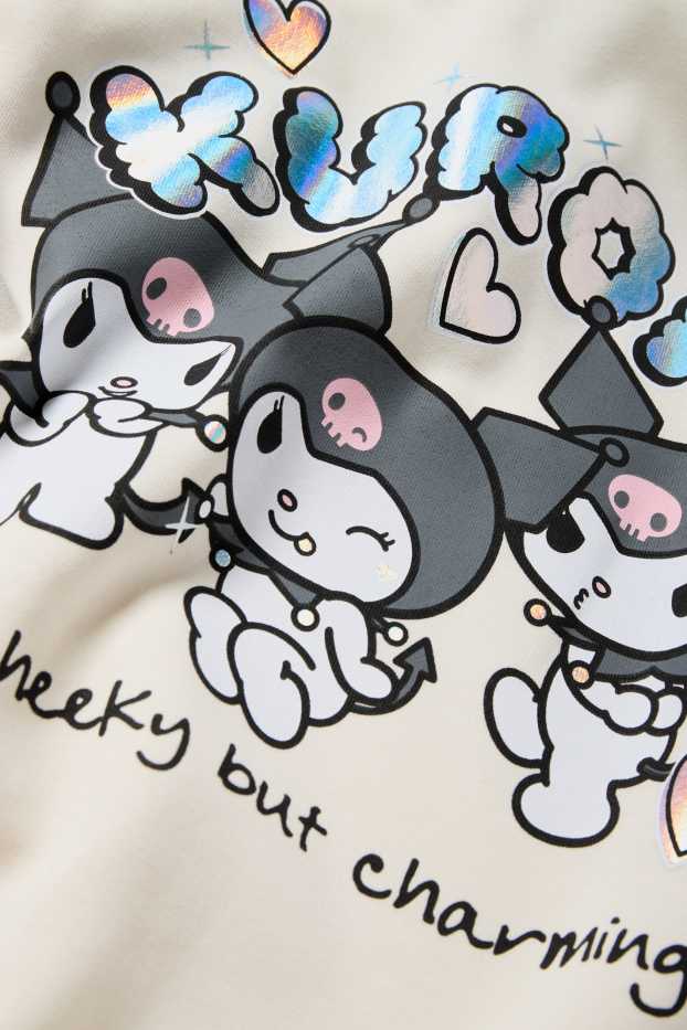 Copii - Fete - Kuromi - hanorac - alb-crem
