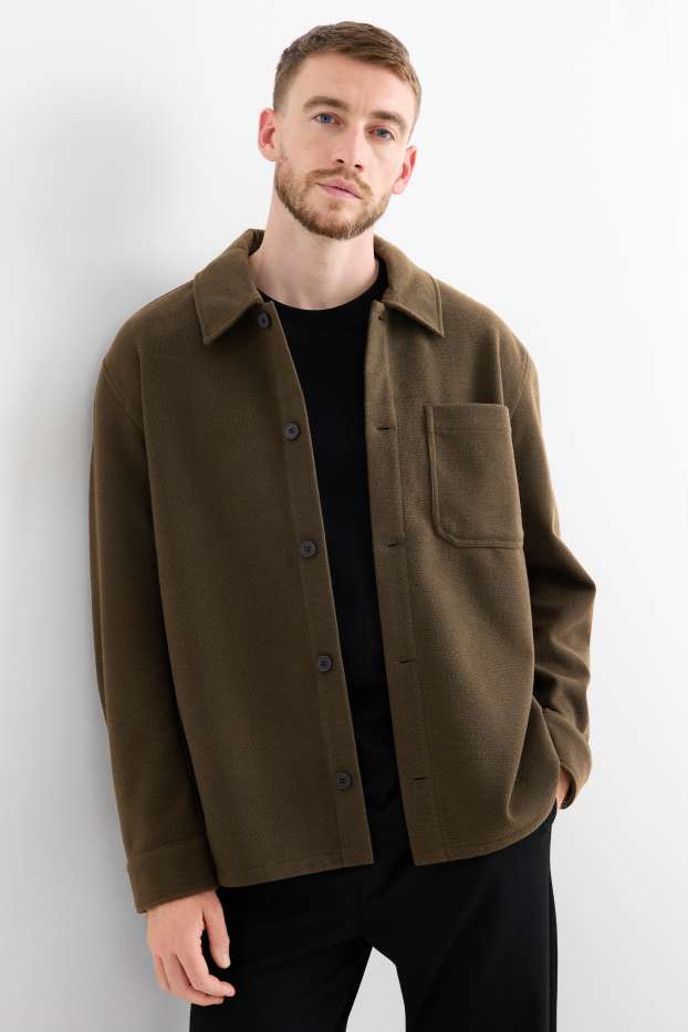 Herren - Hemd - Relaxed Fit - Kent - dunkelgrün