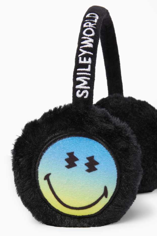 Copii - Fete - SmileyWorld® - acoperitoare pentru urechi - negru