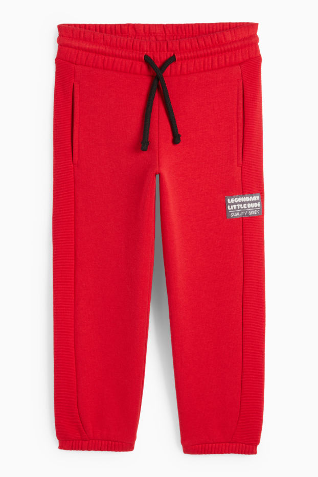 Copii - Băieți - Pantaloni de trening - roșu