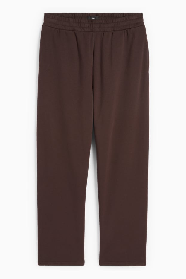 Bărbați - Pantaloni de trening - maro închis