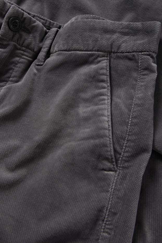 Bărbați - Chino - regular fit - structurat - gri închis