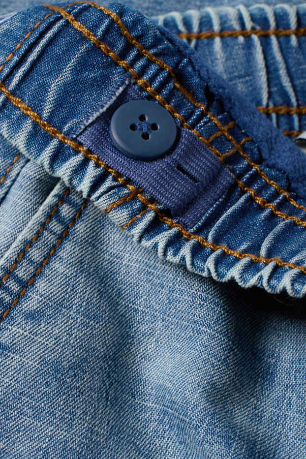 Copii - Băieți - Multipack 2 perechi - relaxed jeans - jeans termoizolanți - albastru / gri