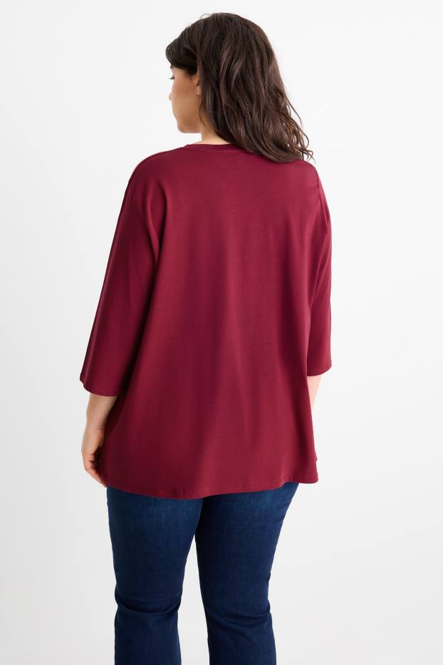Femei - Tricou - LYCRA® - bordo