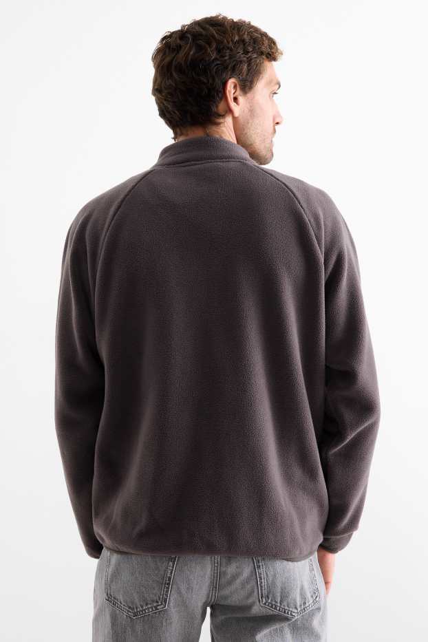 Bărbați - Jachetă de fleece - gri închis
