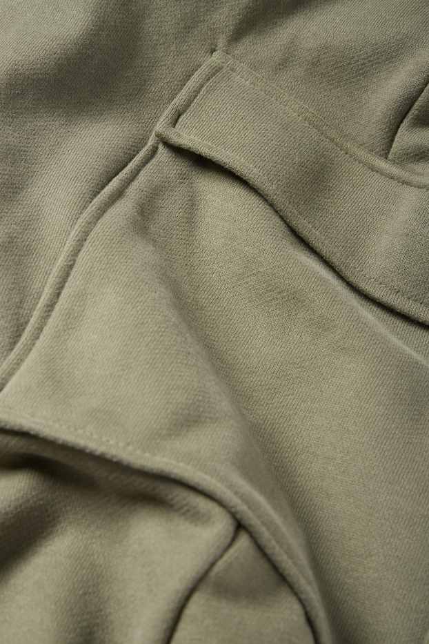Bărbați - Pantaloni de trening cargo - kaki
