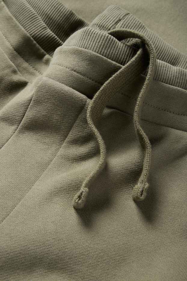 Bărbați - Pantaloni de trening cargo - kaki