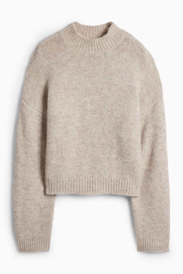Women - Jumper - gray-brown