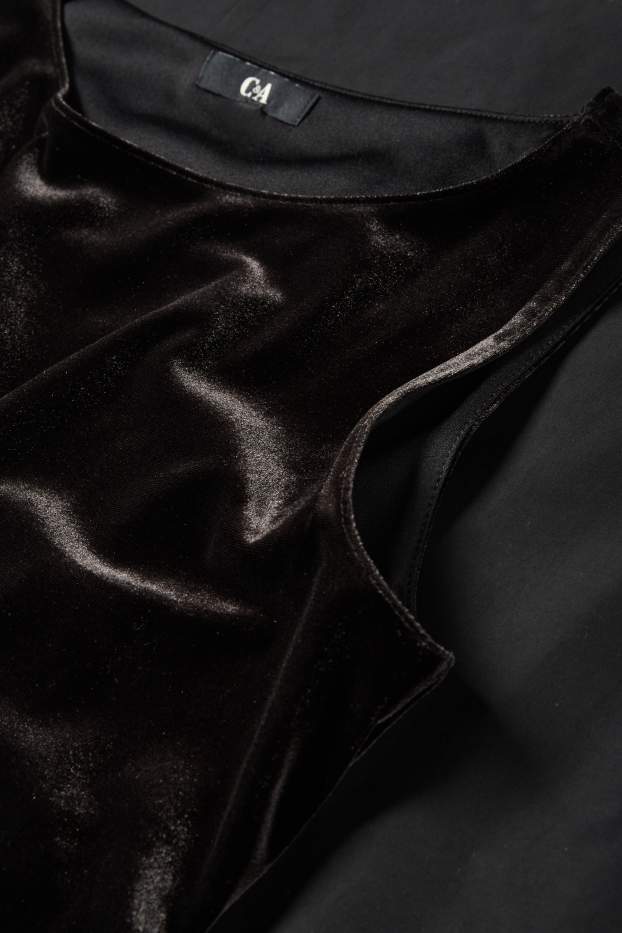 Dámské - Šaty fit & flare - černá