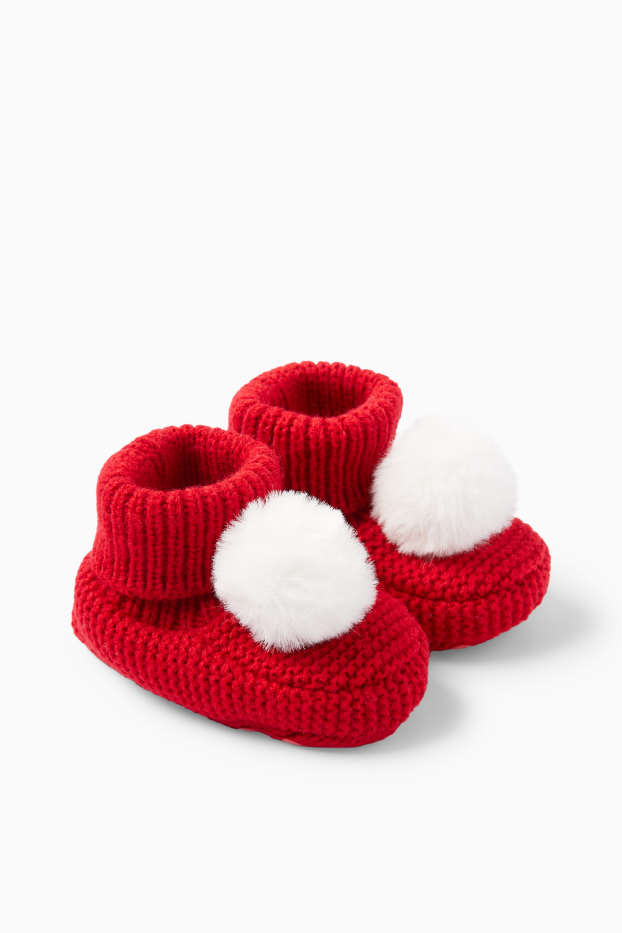 Unisex - Pantofi premergători bebeluși - roșu