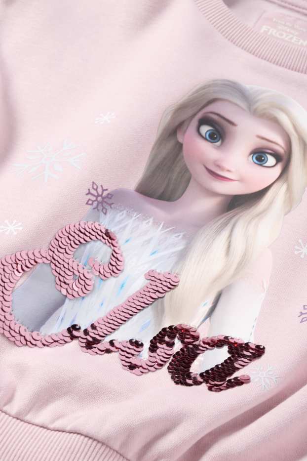Copii - Fete - Frozen - bluză de molton - roz