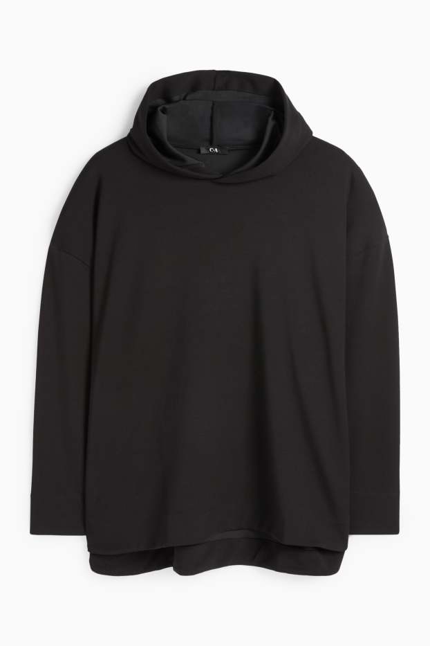 Femei - Hanorac basic - negru
