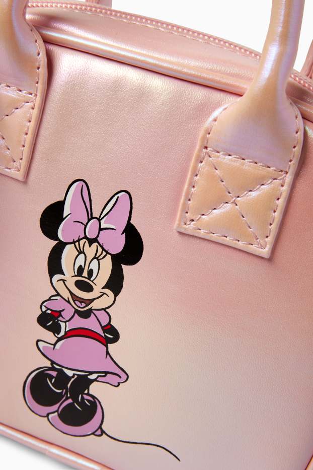 Copii - Fete - Minnie Mouse - geantă de umăr - imitație de piele - roz
