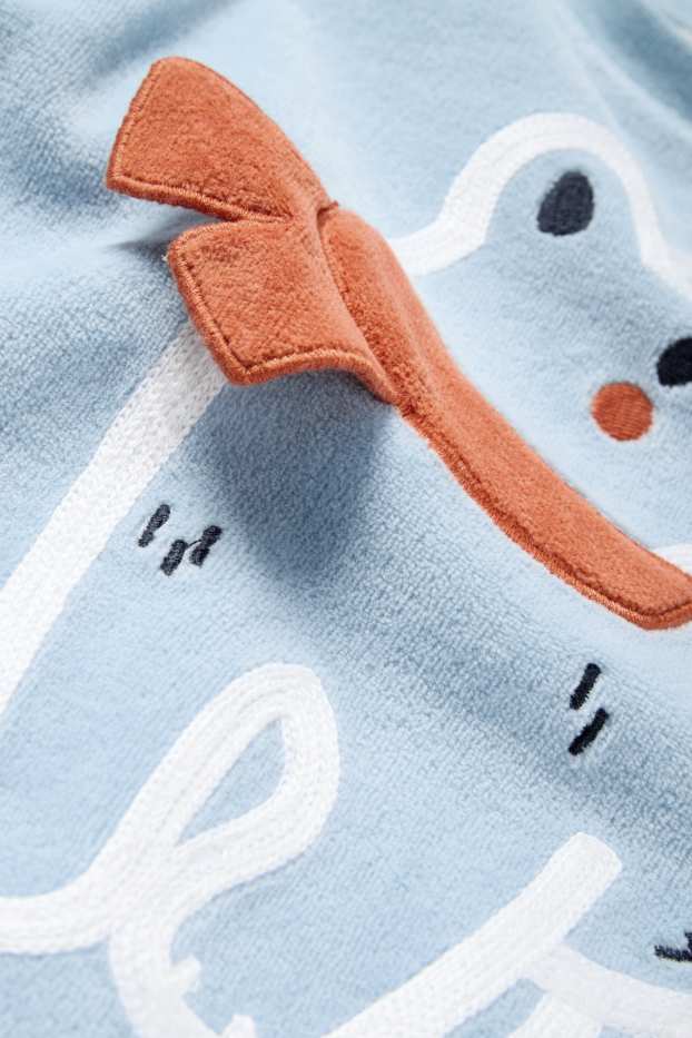 Copii - Băieți - Urs polar - pijama de iarnă - 2 piese - albastru deschis