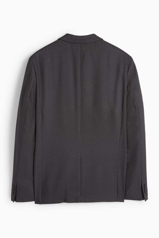 Bărbați - Sacou modular - slim fit - Flex - gri închis