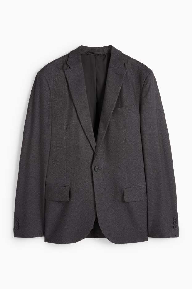 Bărbați - Sacou modular - slim fit - Flex - gri închis