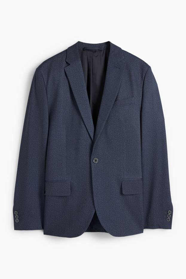 Bărbați - Sacou modular - slim fit - Flex - albastru închis