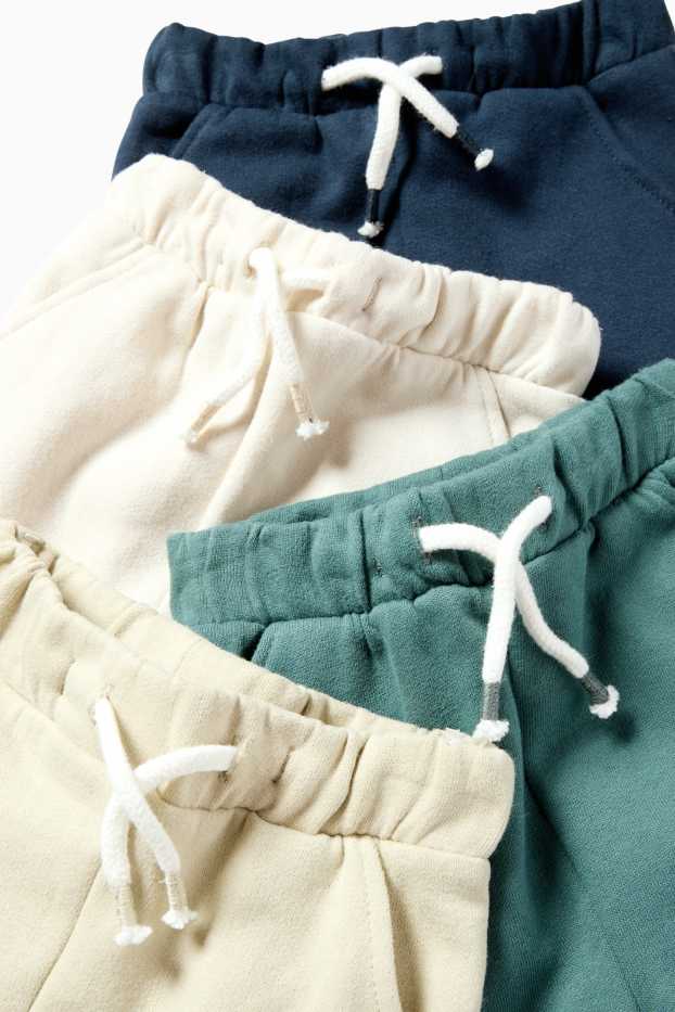 Bebeluși - băieți - Multipack 4 buc. - pantaloni de trening bebeluși - bej